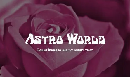 Astro World Font Family Free Download