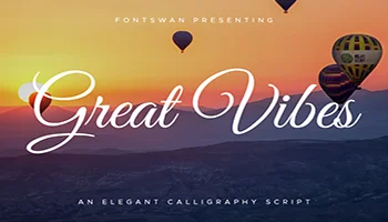 Great Vibes Font