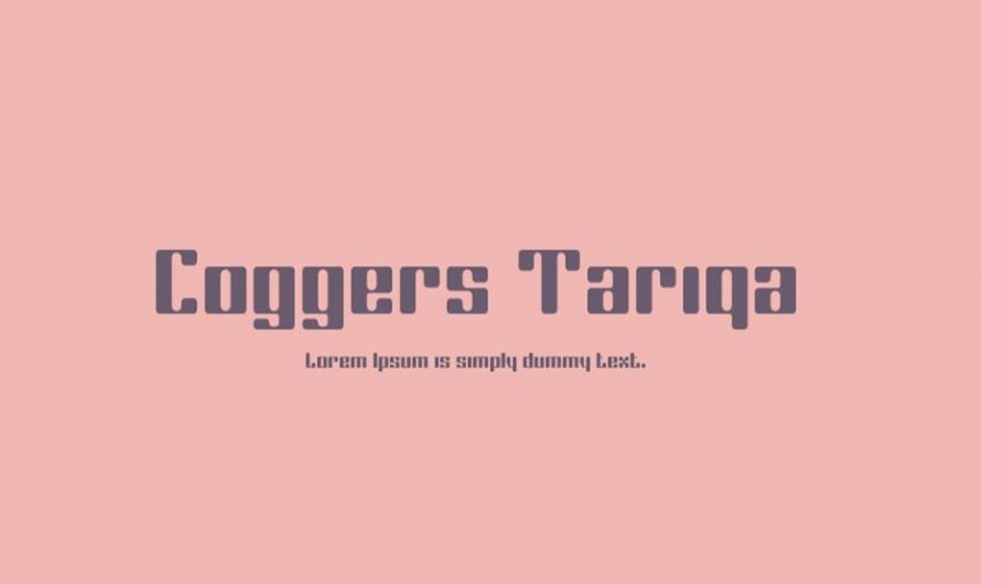 Coggers Tariqa Font Free Download