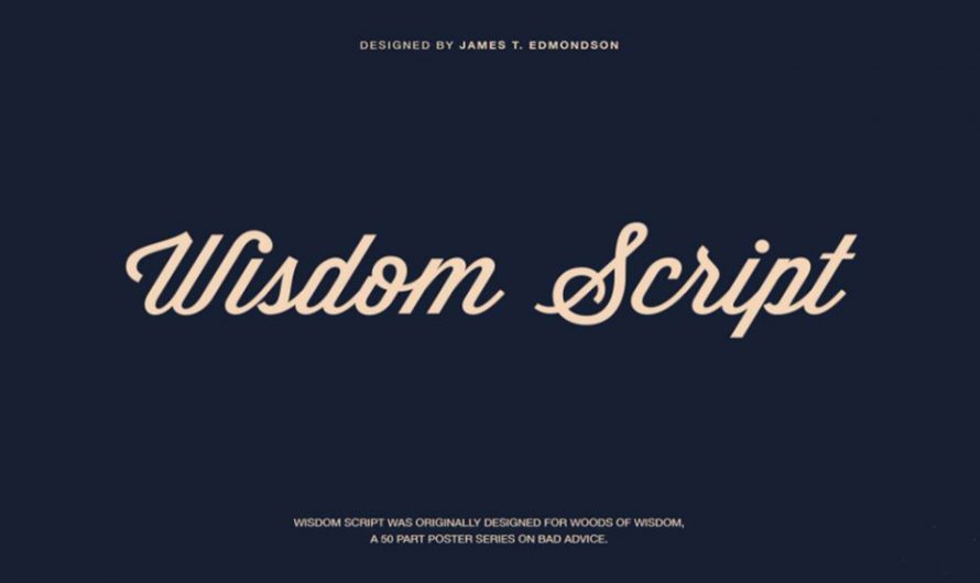 Wisdom Script Font Free Download