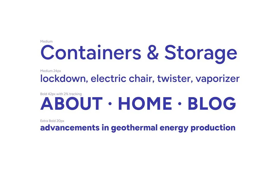 Blueberry Sans Font Family Download