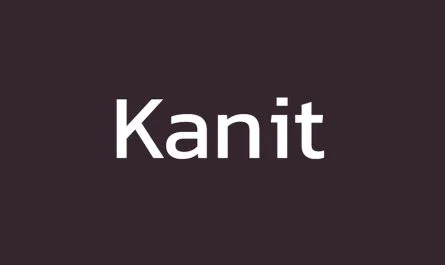 Kanit Font Family Free Download