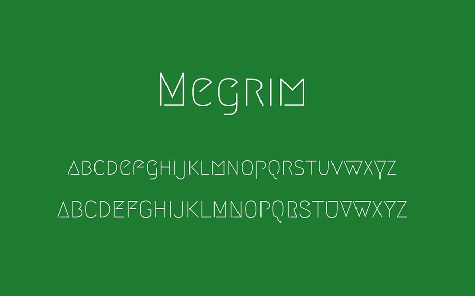Megrim Font Family Download