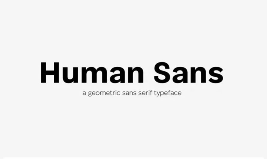 Human Sans Font Free Download