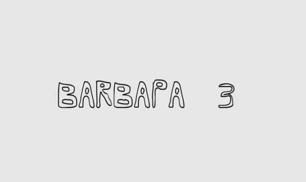Barbapa 3 Font Family Free Download
