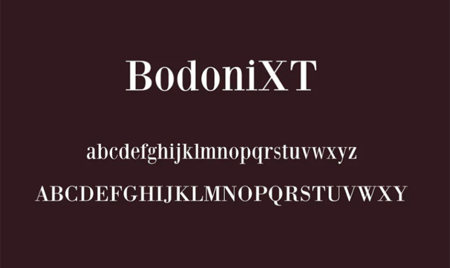 Bodoni XT Font Free Download