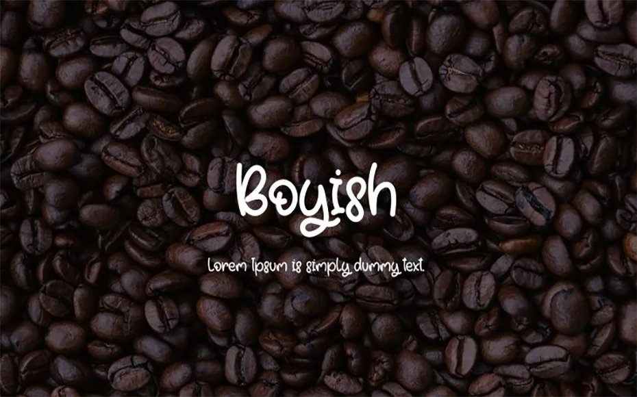 Boyish Font Free Download - Fonts Bee
