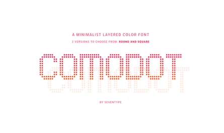Comodot Round Font Family Free Download