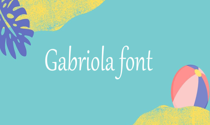 Gabriola Font Family Free Download
