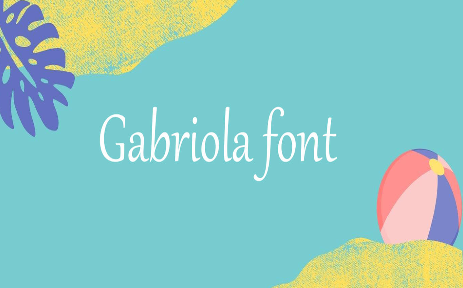 Gabriola Font Family Free Download Fonts Bee