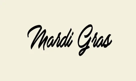 Mardi Gras Font Family Free Download
