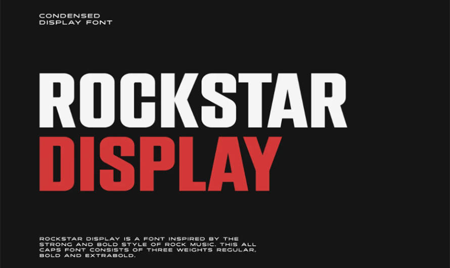 Rockstar Display Font Free Download