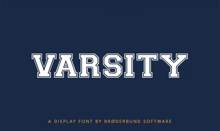 Varsity Font Family Free Download