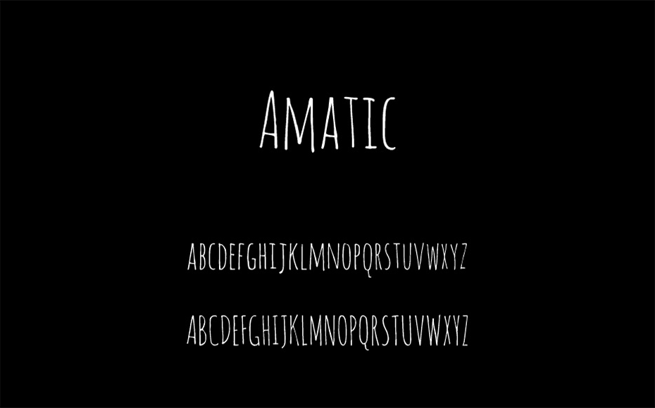 Amatic SC Font Free Download