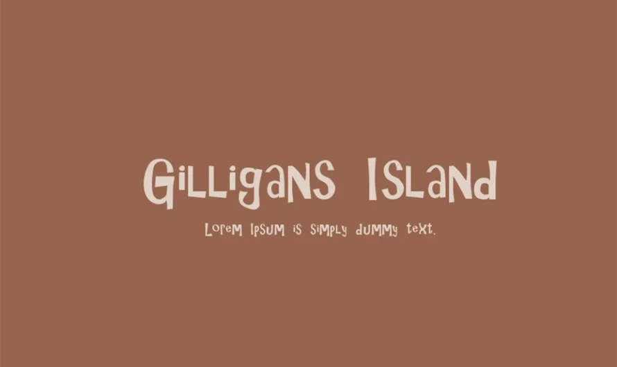 Gilligans Island Font Free Download