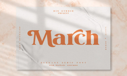 March Font Family Free Download