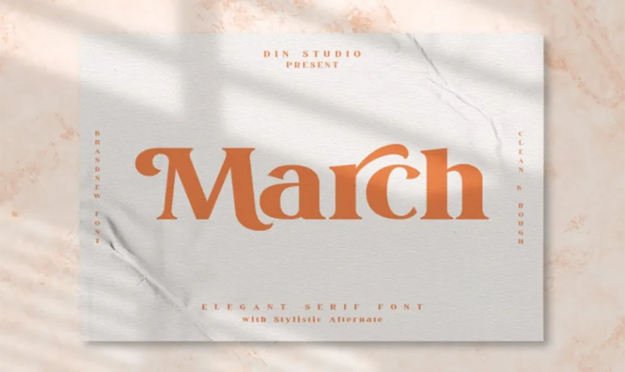 March Font Free Download