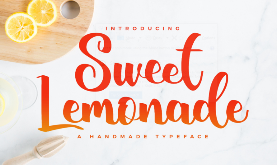 Sweet Lemonade Font Free Download