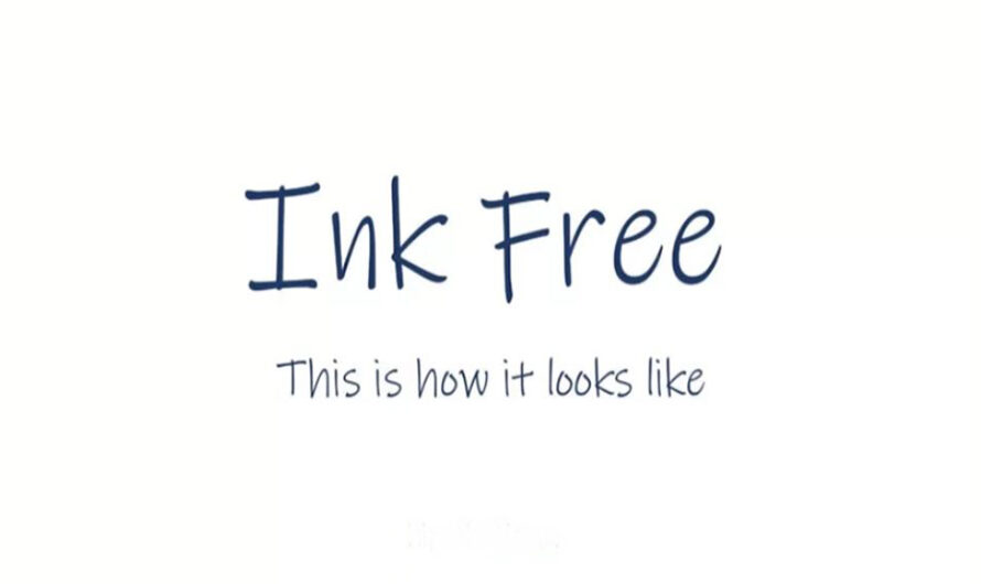 Ink Free Font Free Download