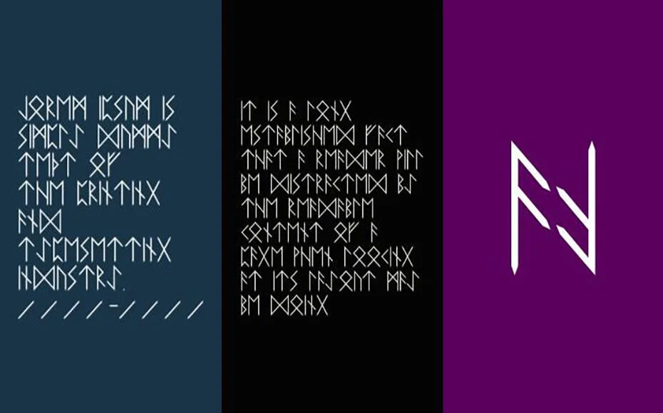 Elder Futhark Font Family Download