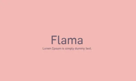 Flama Font Family Free Download