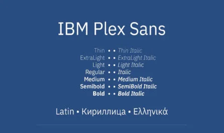 IBM Plex Sans Font Family Free Download