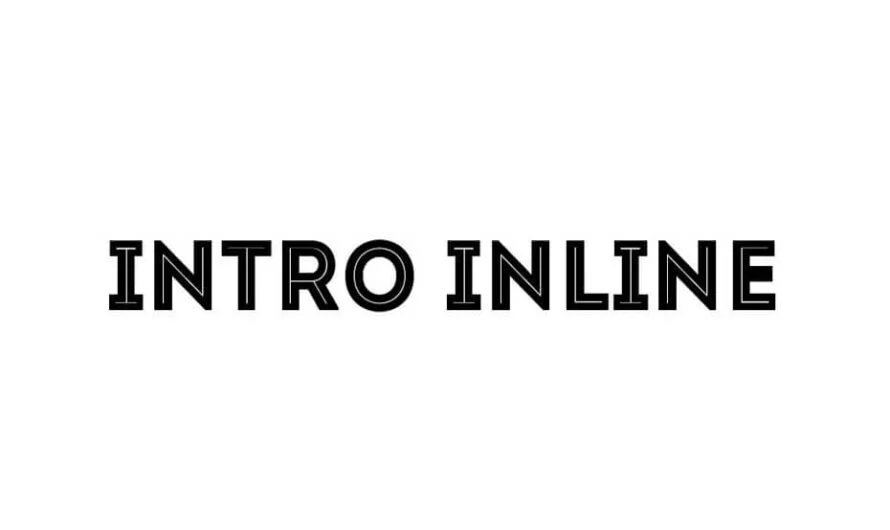 Intro Inline Font Free Download