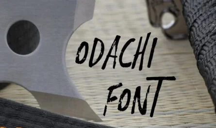 Odachi Font Family Free Download