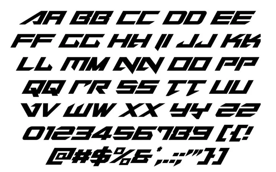 Tarrget Font Family Download