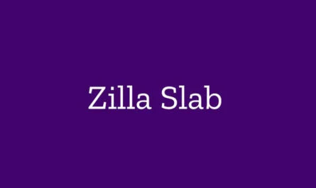Zilla Slab Font Family Free Download