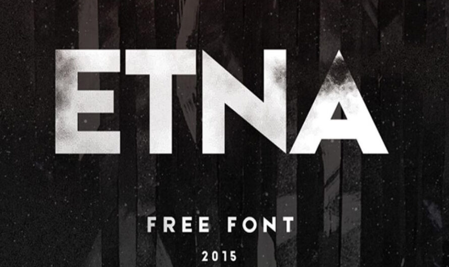Etna Font Free Download