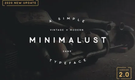 Minimalust Font Family Free Download