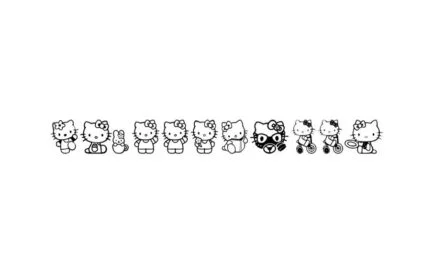 Hello Kitty Font Family Free Download