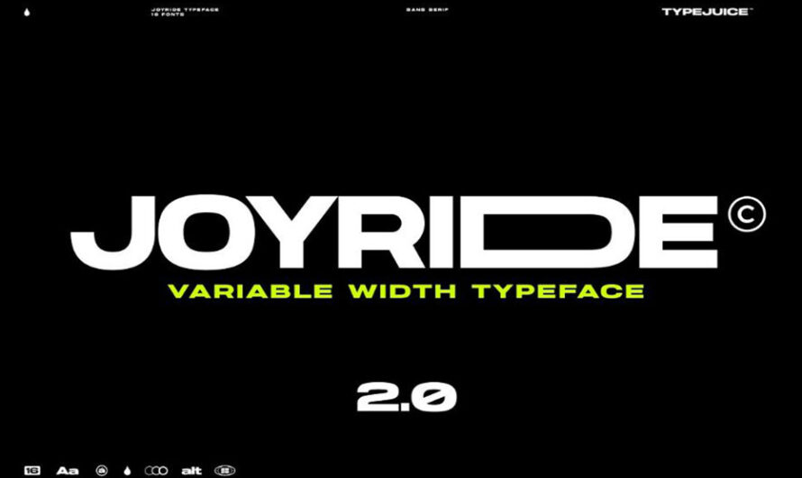 Joyride Font Free Download