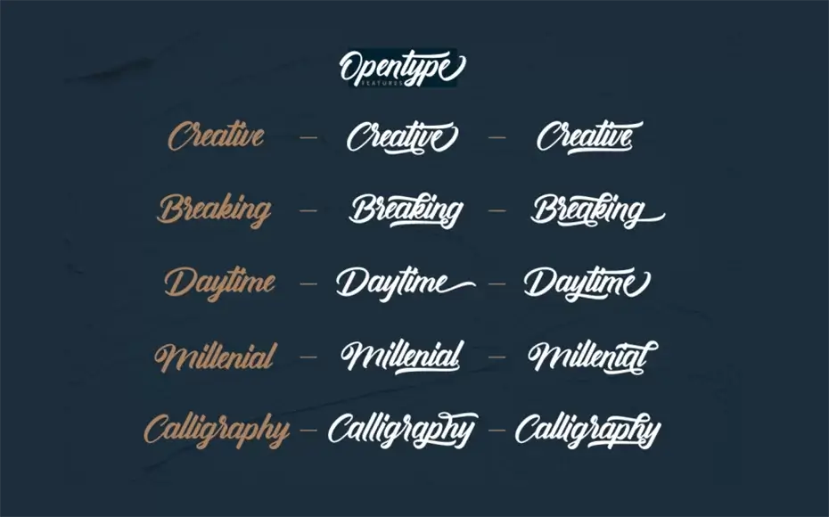 Antonellie Calligraphy Font Family Download